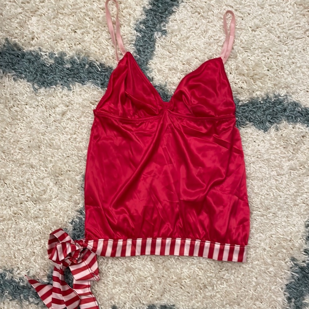 NWT Victoria’s Secret Sista Shei Candy Cane Camisole